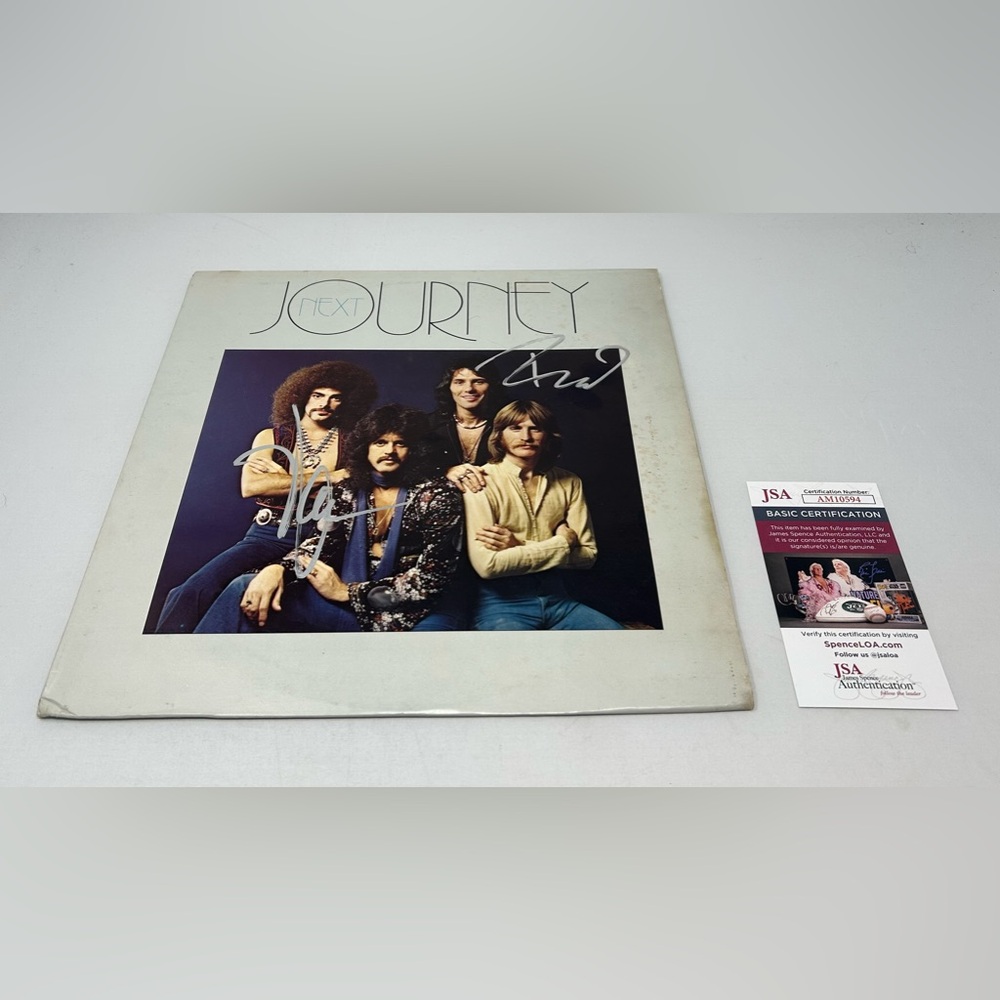 Neal Schon and Ross Valory signed Journey Next Album JSA‎ COA